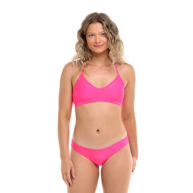 Smoothies Ruth Fixed Triangle Swim Top – Bubble Gum