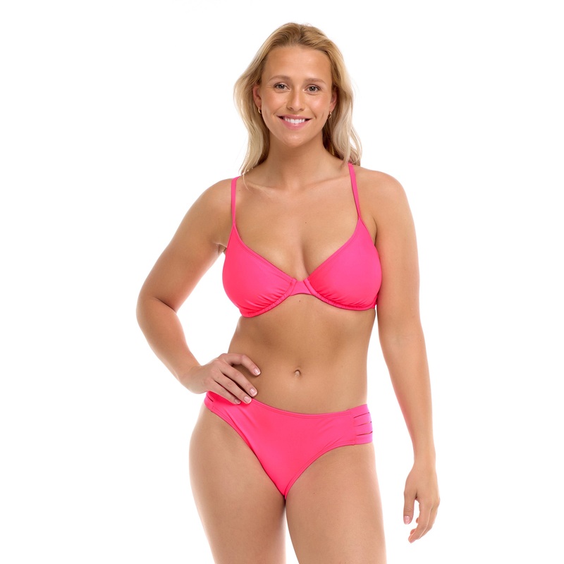 Smoothies Solo D-F Cup Bikini Top – Bubble Gum