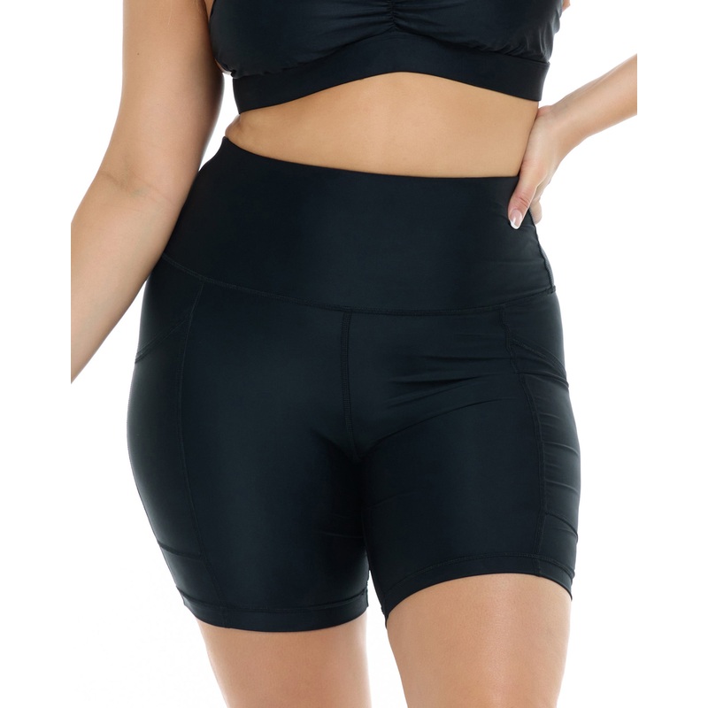 Smoothies Spin Plus Size Short – Black