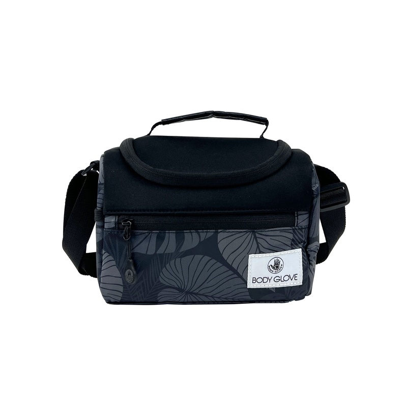 Zip Top Lunch Tote – Black