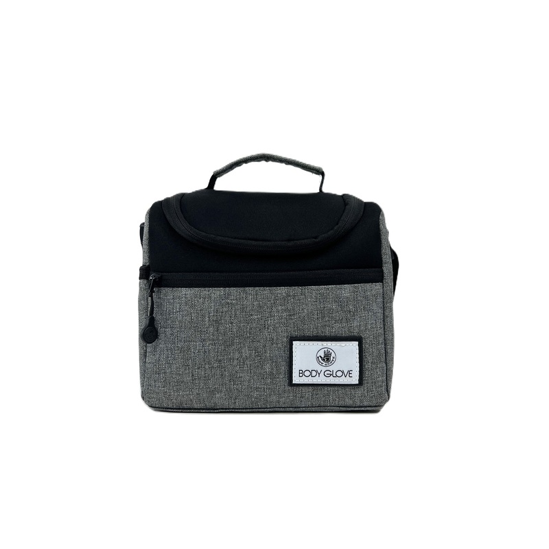 Zip Top Lunch Tote  – Grey