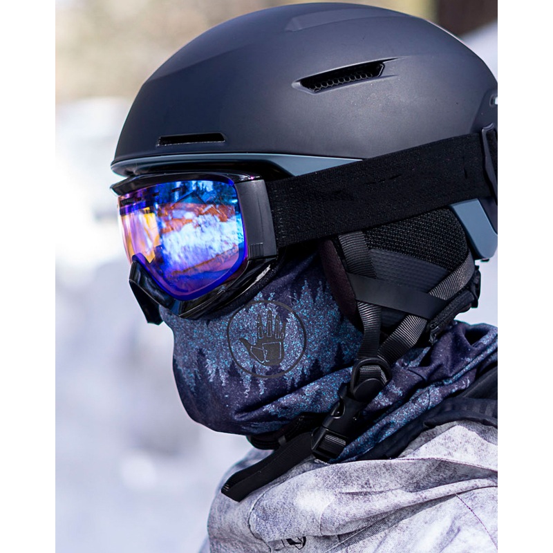 2-Pack Women’s Warming Gaiter Face Masks – Black/BlackGrey