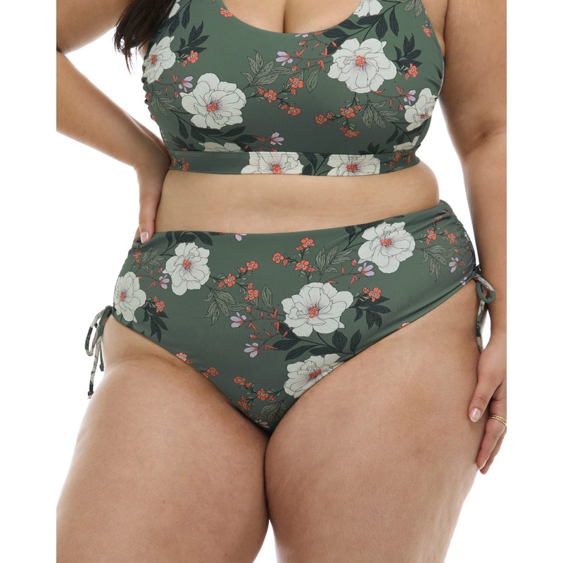 Aurora High Tide Plus Size Swim Bottom – Saguaro