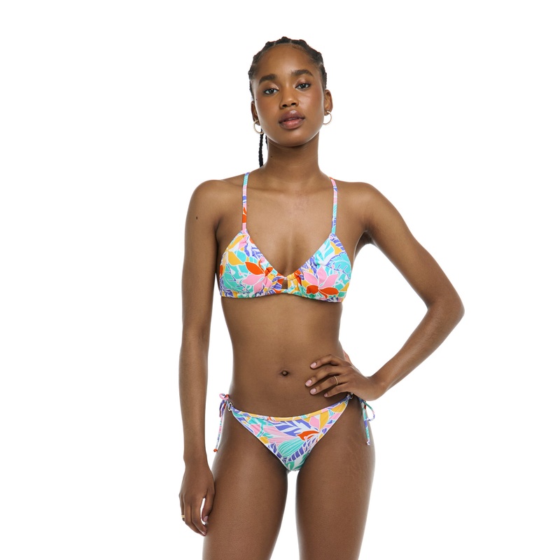 Floret Kenna Triangle Slider Bikini Top – Multi / Floret