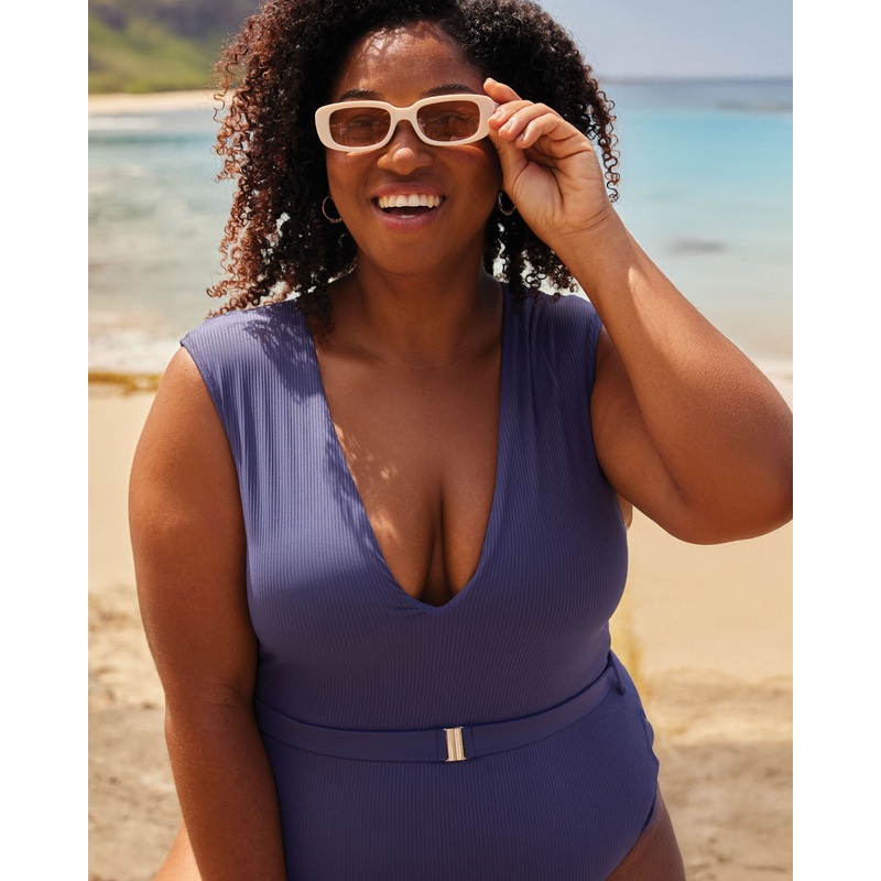 Ibiza Ezry Plus Size One-Piece Swimsuit – Dusk
