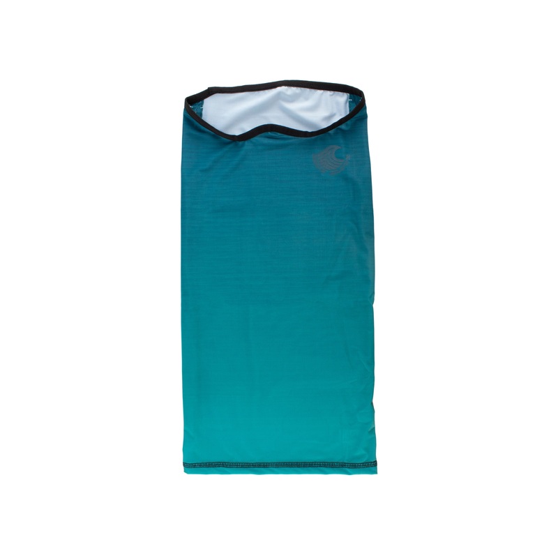Men’s Cooling Gaiter Face Mask – Teal Stripe
