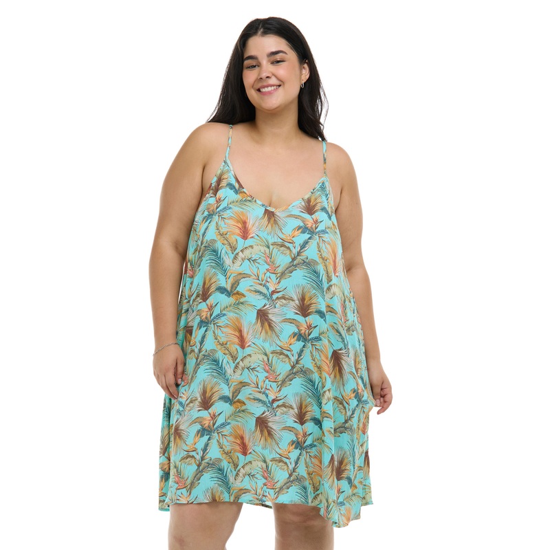 Molokini Nicole Dress Plus Size – Sea Mist / Molokini