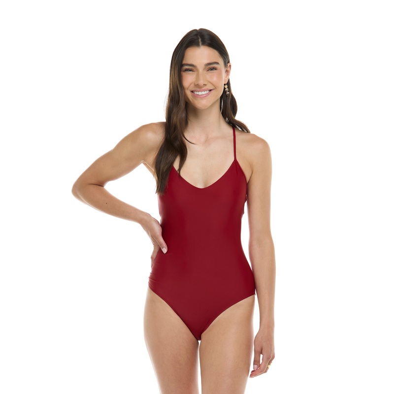 Smoothies Sandbar One-Piece Tank – Cranberry