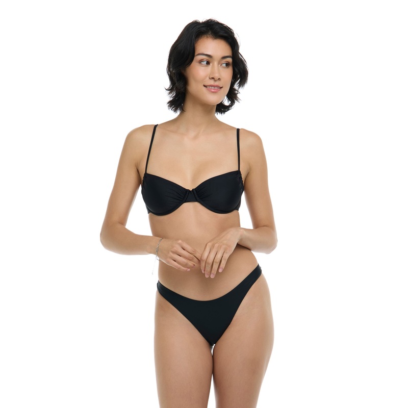 Smoothies Alice Underwire Bikini Top – Black