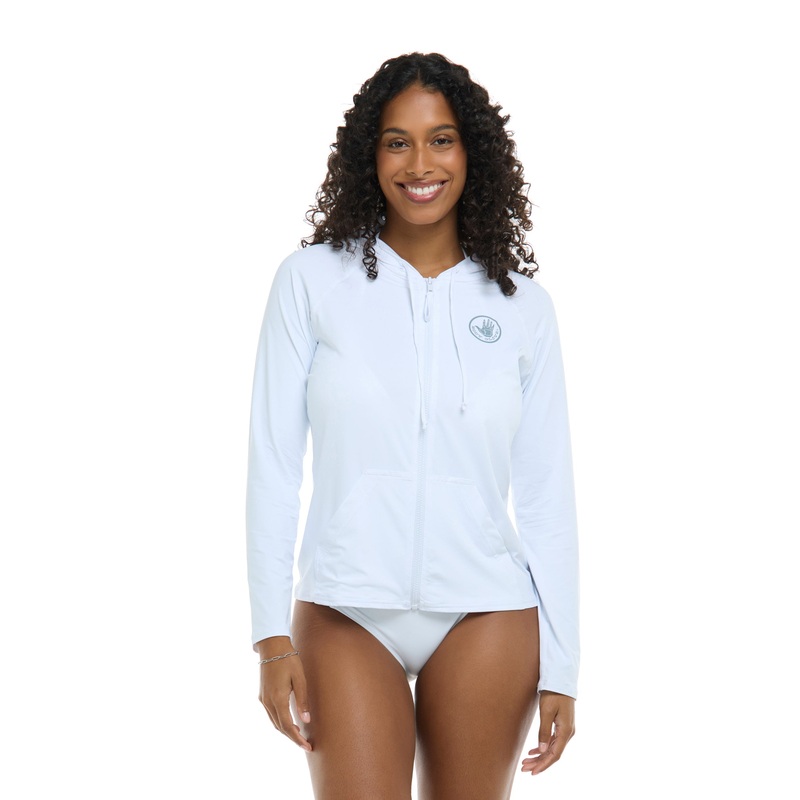Smoothies Barbara Hoodie Rashguard – Snow