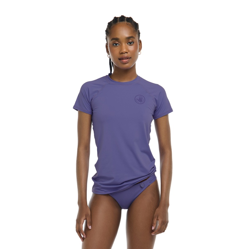 Smoothies In Motion Short Sleeve Rashguard – Iris