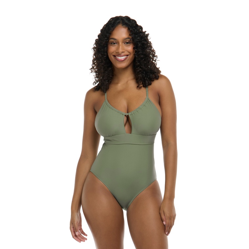 Smoothies Jessica One-Piece Tank D/DD Cup – Cactus