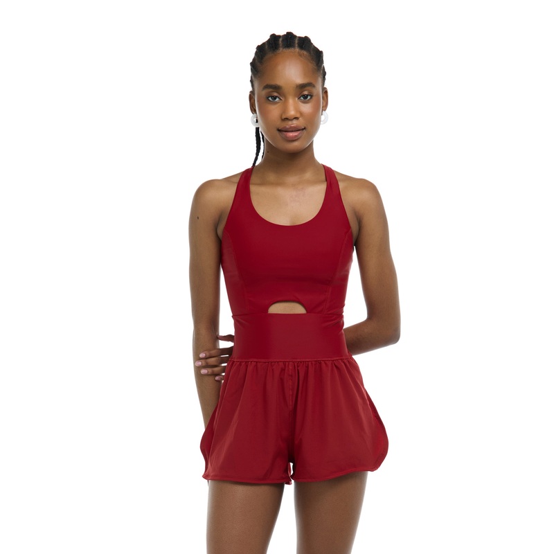 Smoothies Mabel One-Piece Runsie – Cranberry