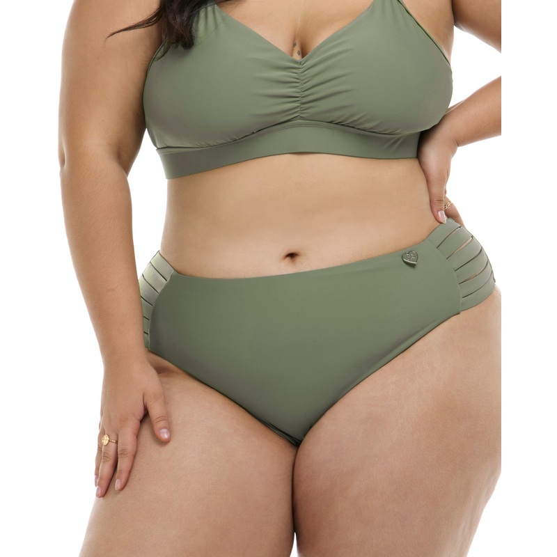 Smoothies Retro Plus Size Swim Bottom – Cactus