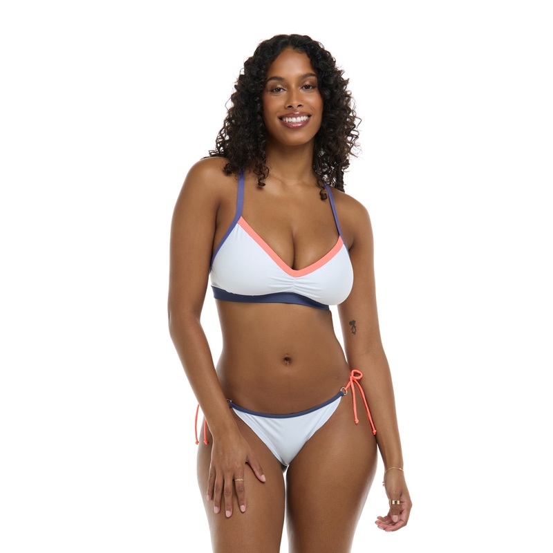 Vibration Drew D-F Cup Swim Top – Snow / Vibration