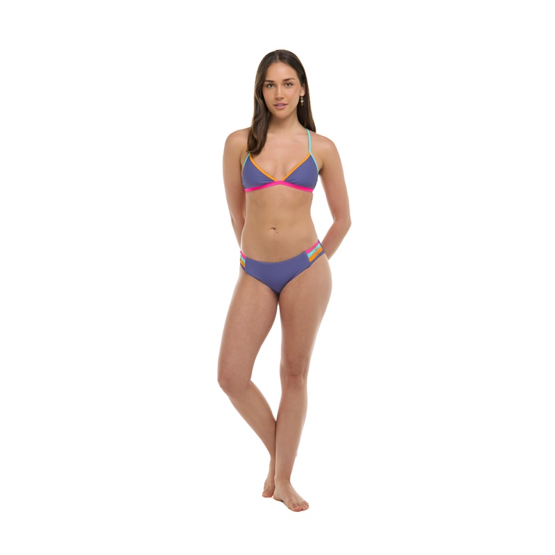 Vibration Evelyn Fixed Triangle Bikini Top – Iris