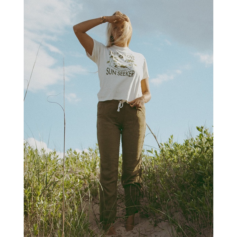Feeling Good Drawstring Pant – Fern