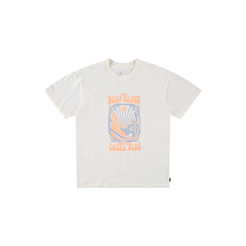 Keep The Ocean Blue T-Shirt – Cream