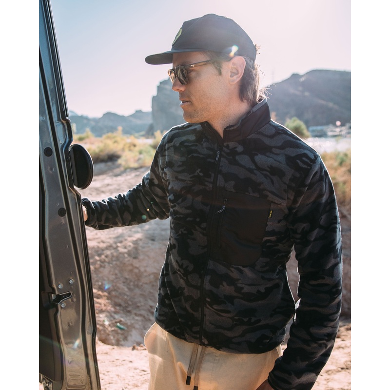 Breakwall Full-Zip Polar Fleece Jacket – Midnight Camo