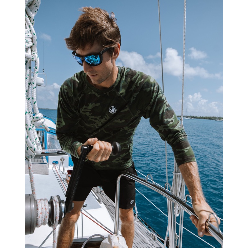 Eclipse UPF 50+ Sun Protection Shirt – Olive Camo