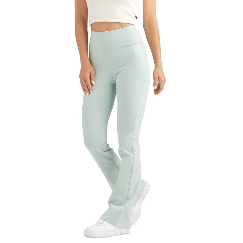 Gigi High Waisted Flare Legging – Aqua