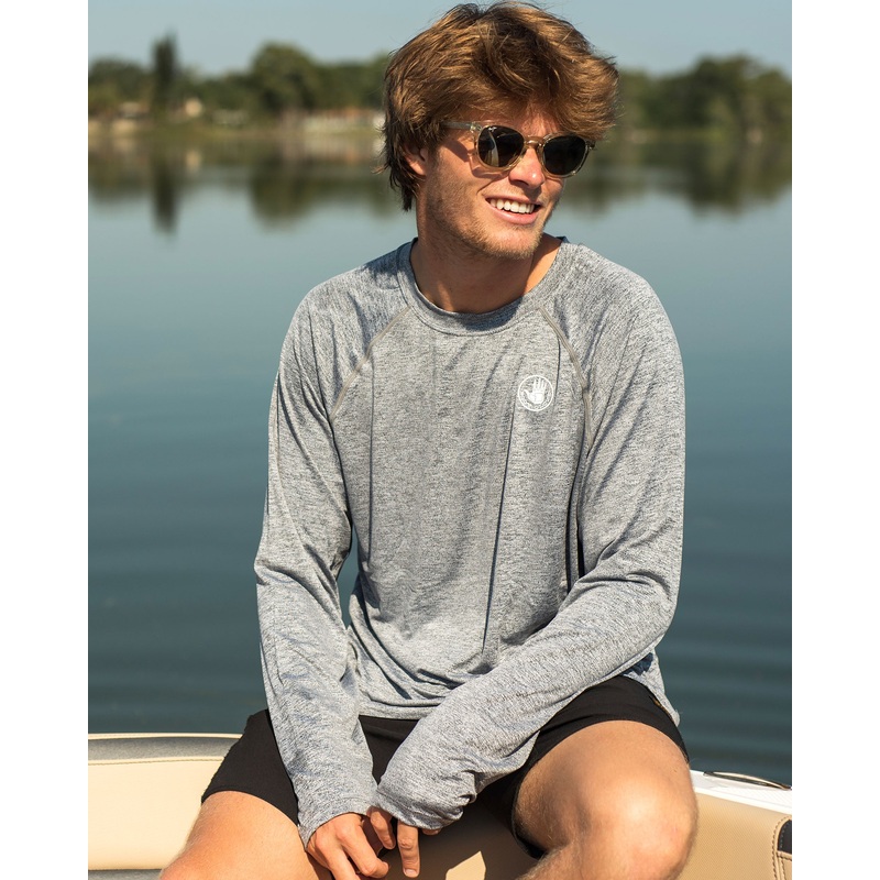 Long-Sleeved Raglan UPF 50+ T-Shirt – Ash