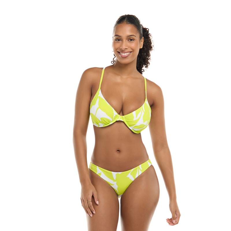 Shade Solo D-F Cup Bikini Top – Key Lime
