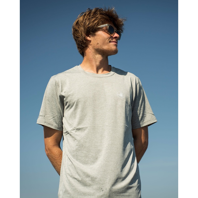 Short-Sleeved Raglan UPF 50+ T-Shirt – Ash