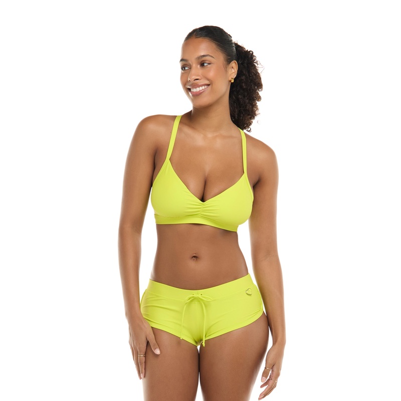 Smoothies Drew D-F Cup Bikini Top – Key Lime