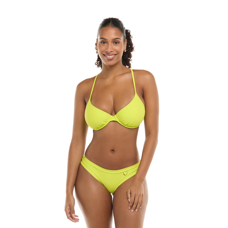 Smoothies Solo D-F Cup Bikini Top – Key Lime