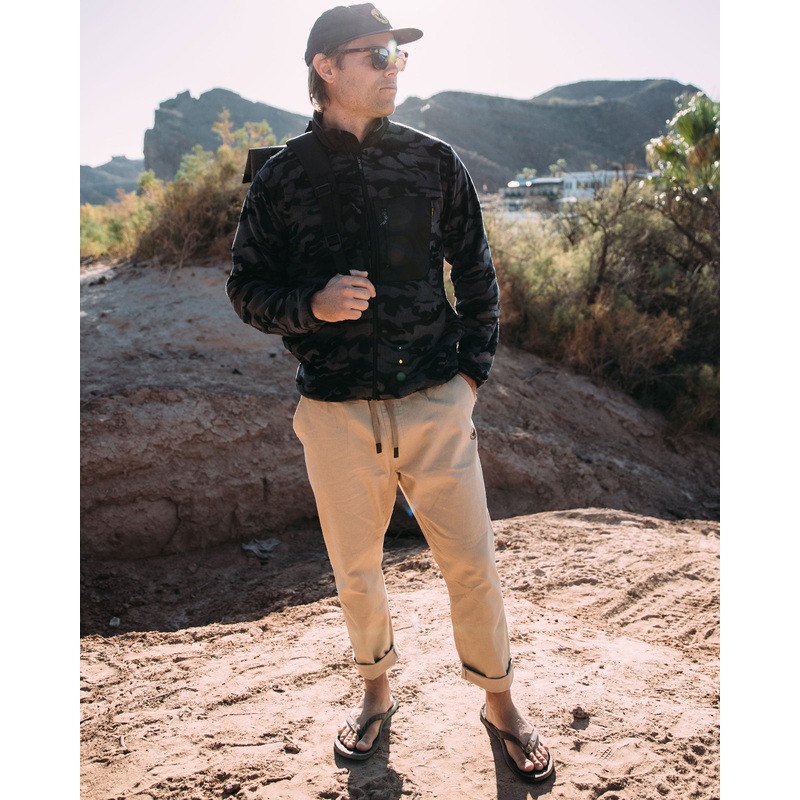 Stretch Canvas Beach Pants – Sand