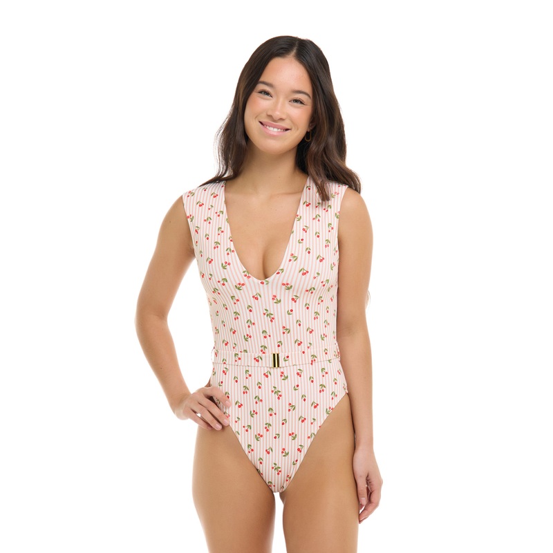 Fruity Ezry One-Piece Swimsuit – Coral