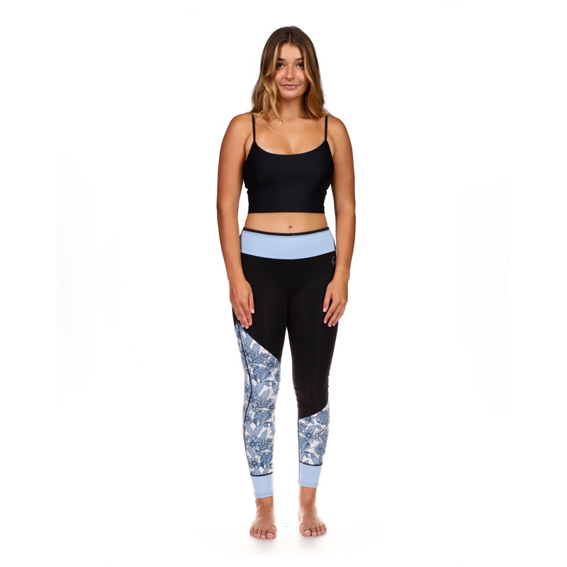 Stellar 2mm Capri Pant – Blue/Black Print
