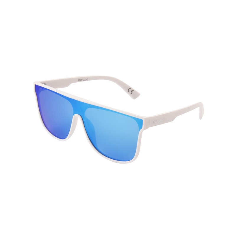 Toby Shield Sunglasses – White