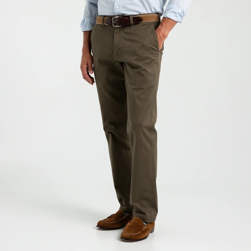 Duck Head Classic Fit Gold School Chino Dark Olive – Men’s