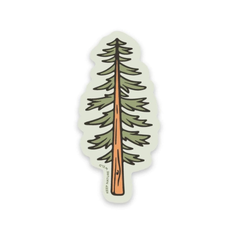 Keep Nature Wild Conifer Sticker