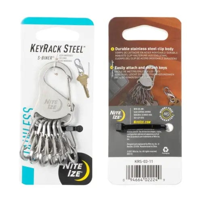 Keyrack Steel S-Biner Stainless