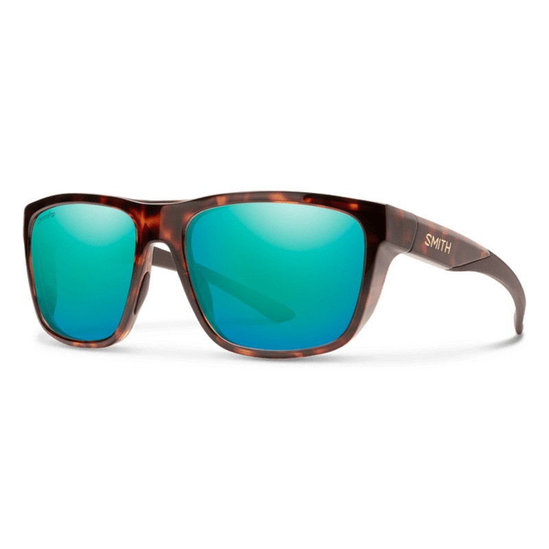 Smith Optics Barra Sunglasses in Tortoise w/ChromaPop Polarized Opal Mirror Lens