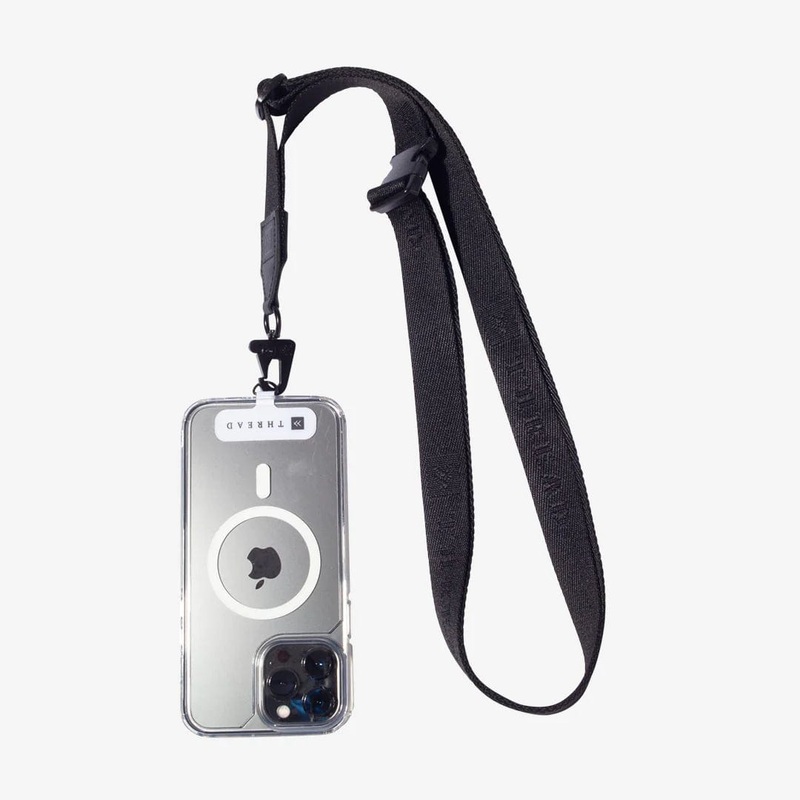 Thread Wallets Black Phone Sling