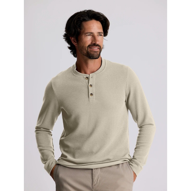 Free Fly Waffle Longsleeve Henley – Men’s