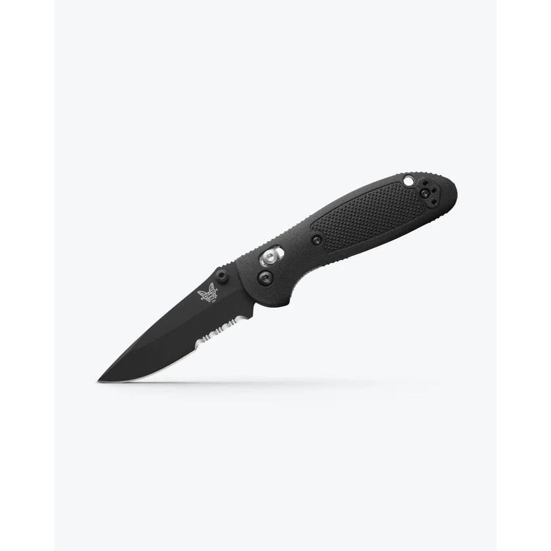 Benchmade Mini Griptilian | Black Grivory Drop-Point