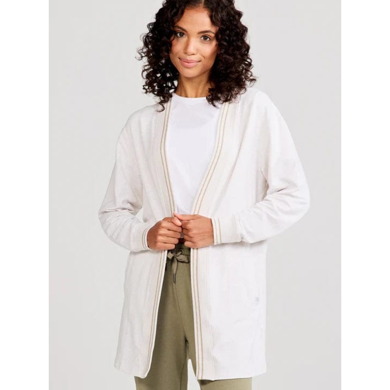 Tasc Varsity Letterman Stripe Cardigan – Women’s