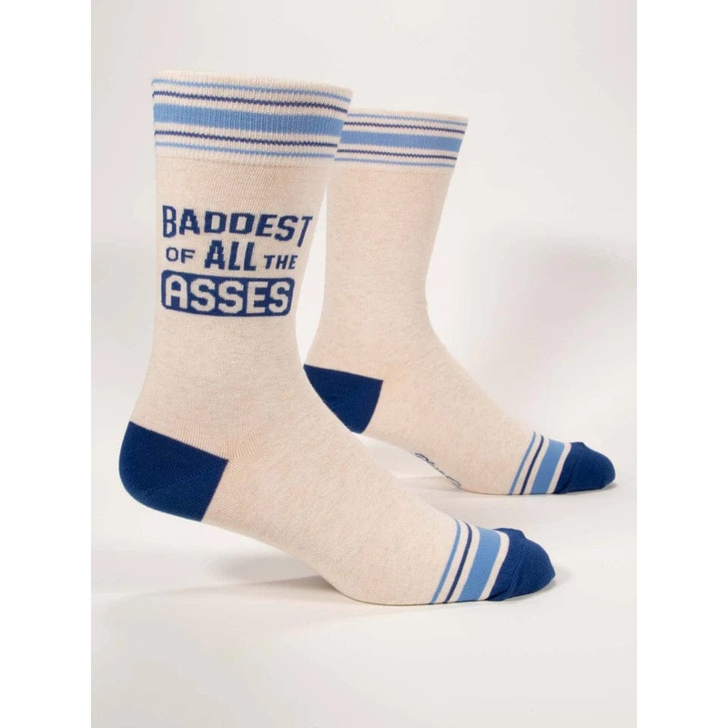 Blue Q Baddest Of All The A**es Socks – Men’s