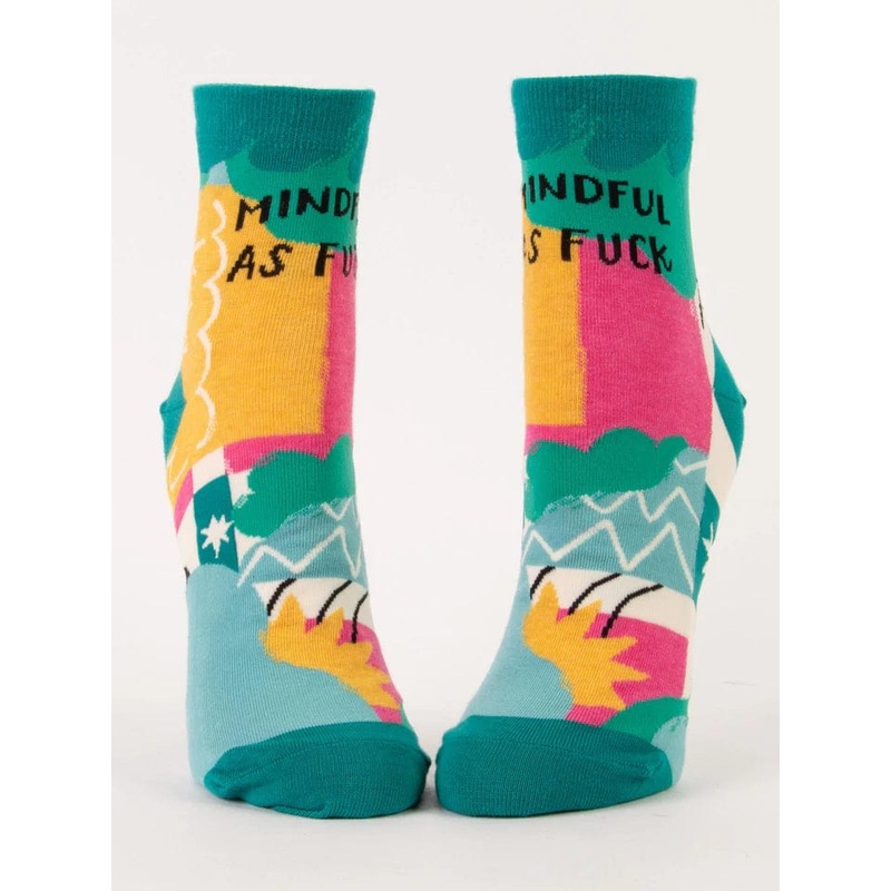 Blue Q Mindful As F**k Ankle Sock – Women’s