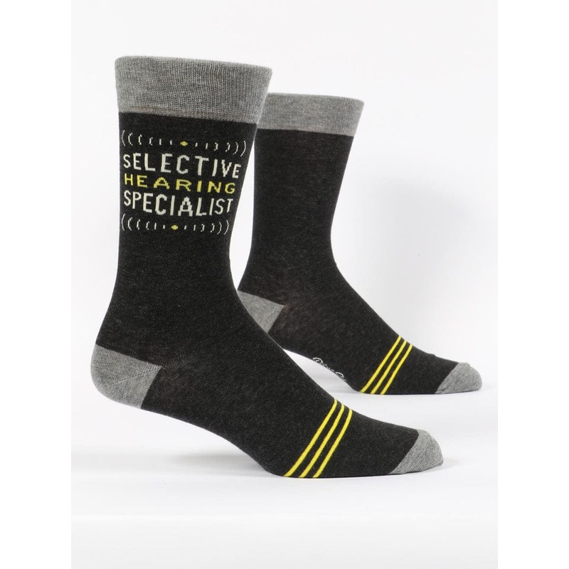 Blue Q “Selective Hearing” Socks – Men’s