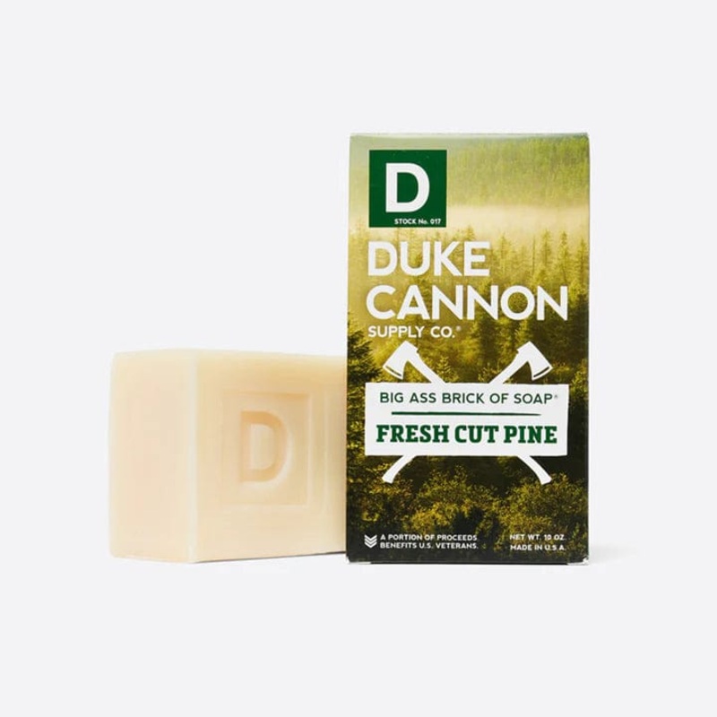 Duke Cannon Big A** Brick of Soap Fresh Cut Pine – Men’s