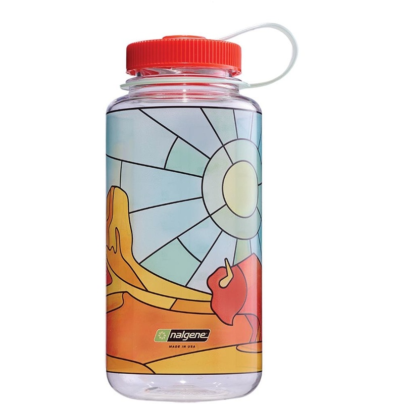 Nalgene Wide Mouth 32oz Sustain Bottle Stained Glass Desert