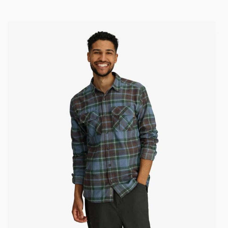 Royal Robbins Lost Coast Flannel Plaid Long Sleeve – Men’s
