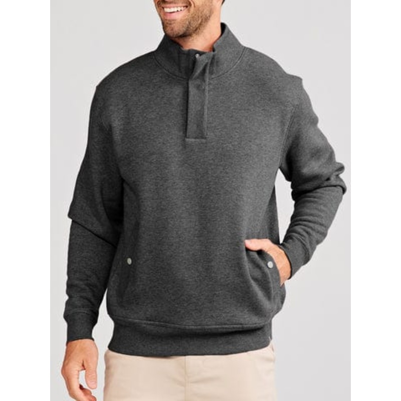 Tasc Hudson Fleece Henley Pullover Sweatshirt – Men’s