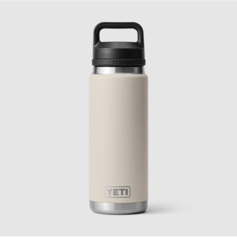 Yeti Rambler 26 oz Bottle with Chug Cap in Cape Taupe